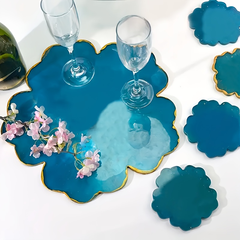 Resin Art Guide - 5pcs Mirror Large Flower Small Flower