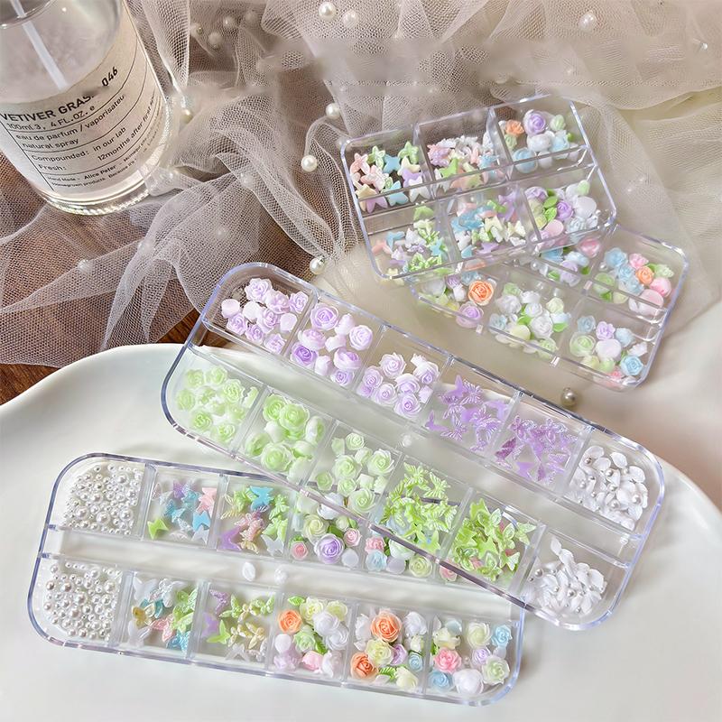 Resin Art Using Flowers - 3D Nail Art Decoration Kit 6