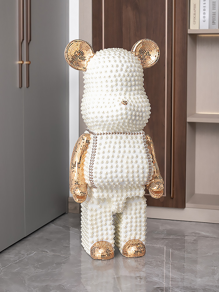 Resin Art Floor - Cartoon Bear Ornament Home Decor Statues
