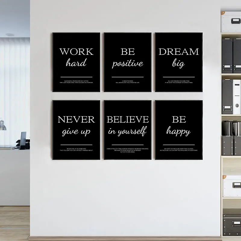 Resin Art Quote - Modern Simple Inspirational Quotes Diamond Art