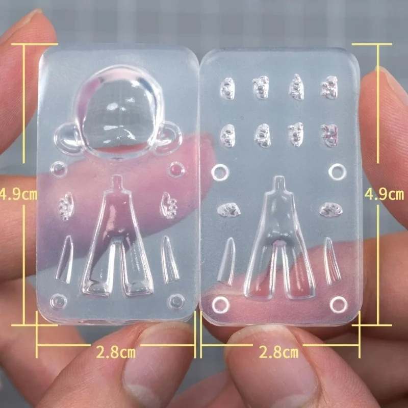 Resin Art Light - Pottery Art Mini Silicone Mold Set