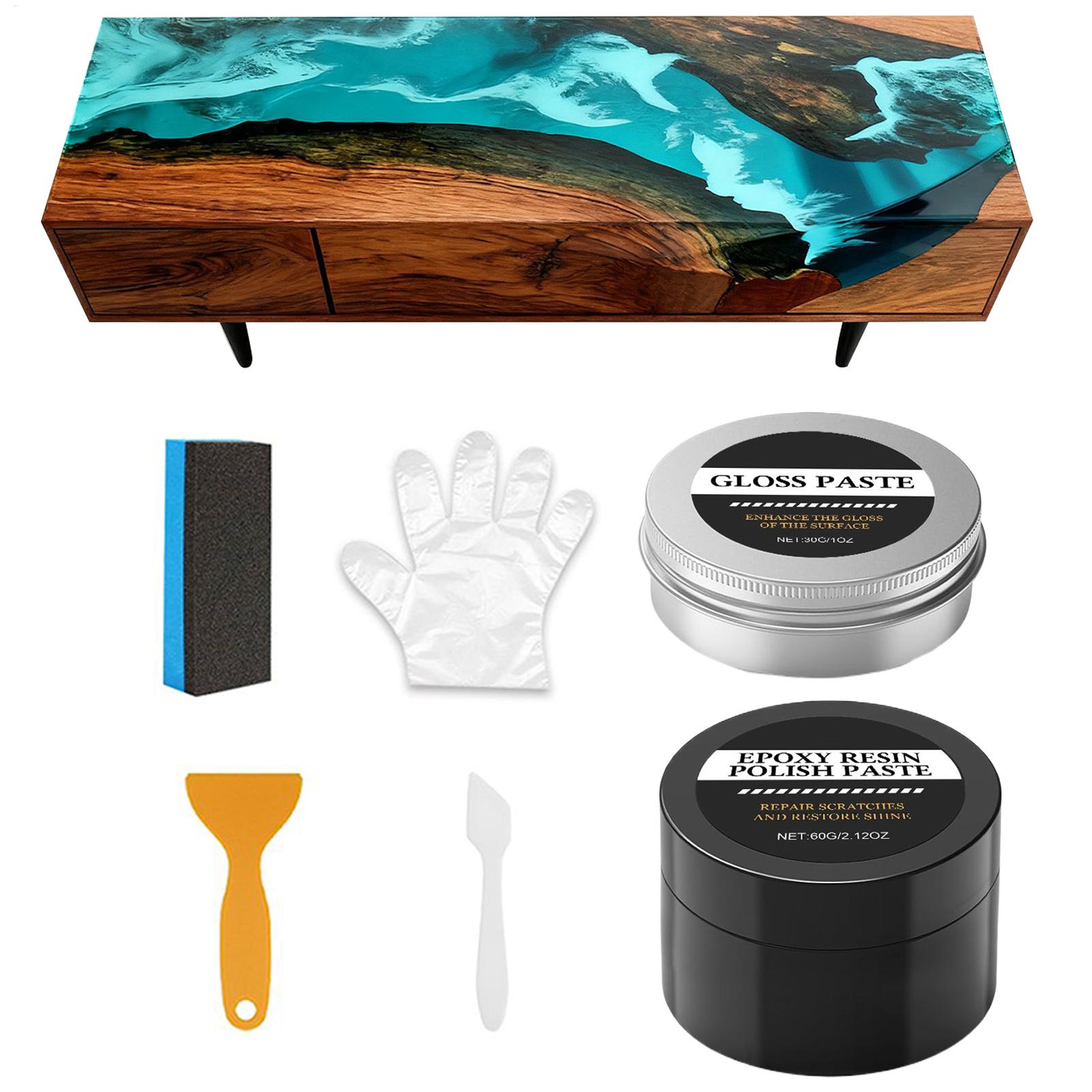 Resin Art Kit For Beginners - Epoxy Polishing Kit Luster Restoration Cream