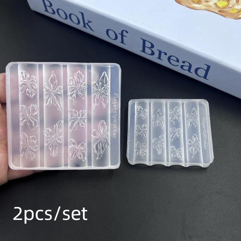 Resin Art Using Flowers - 3D Lily Nail Silicone Molds 2
