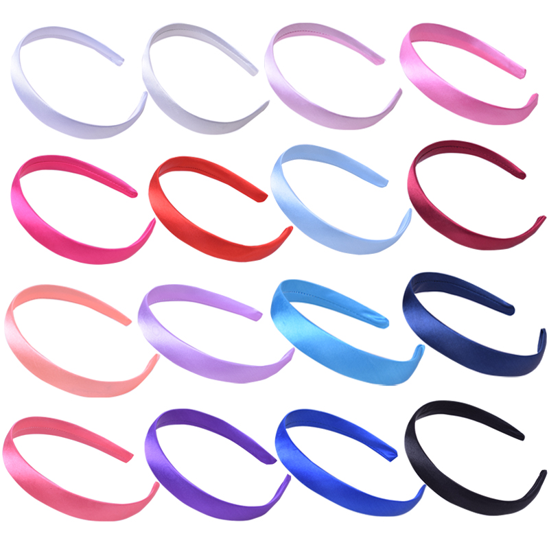 Resin Art For Kids - 5pcs/lot 2CM Solid Color Satin Covered