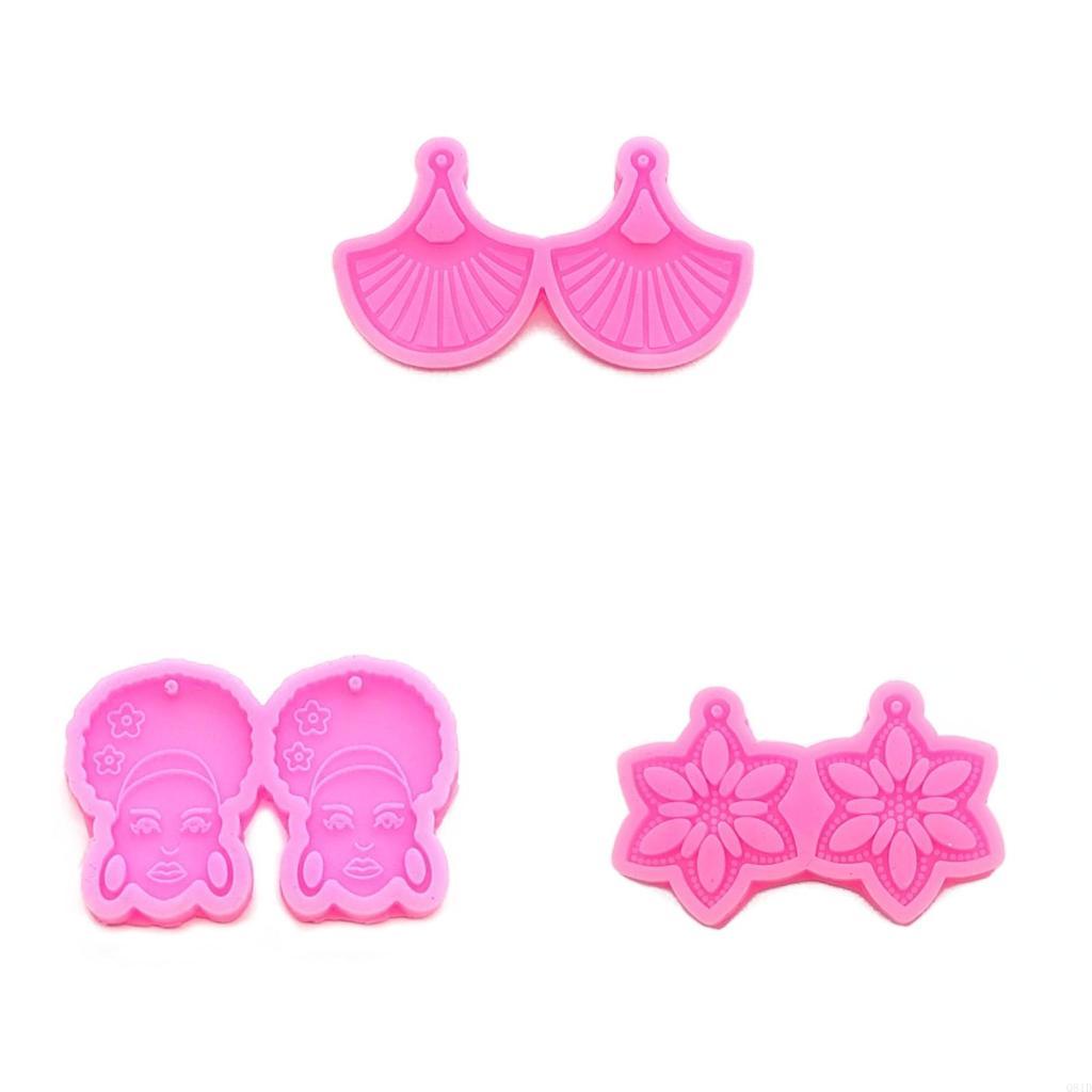 Resin Art Heart - 1PC Resin Earring Pendant Silicone Molds