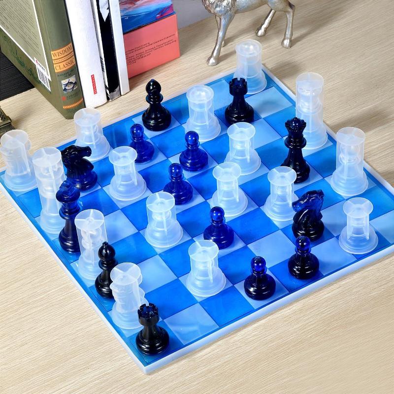 Resin Chess Set Mold With Ches - Resin Art Tools recension och pris