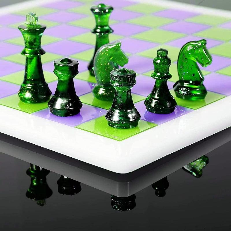 Resin Chess Set Mold With Ches - Resin Art Tools recension och pris