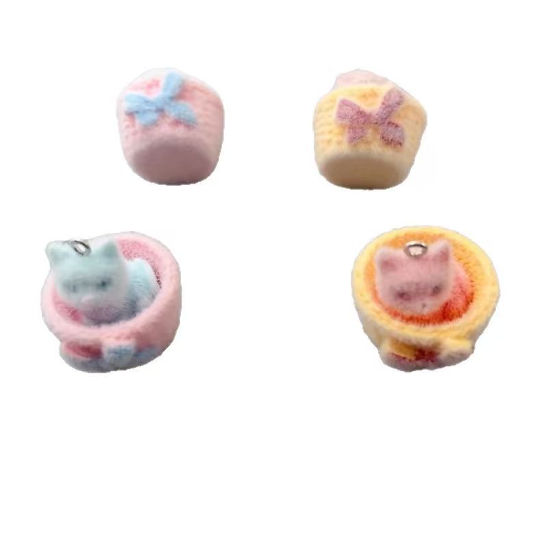 4pcs 3D plush resin cat pendan - Resin Art Jewellery Kit recension och pris