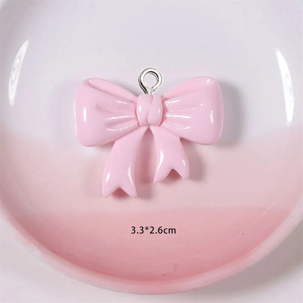 10 Pieces Candy Color Bow Resi - Resin Art Jewellery Kit recension och pris