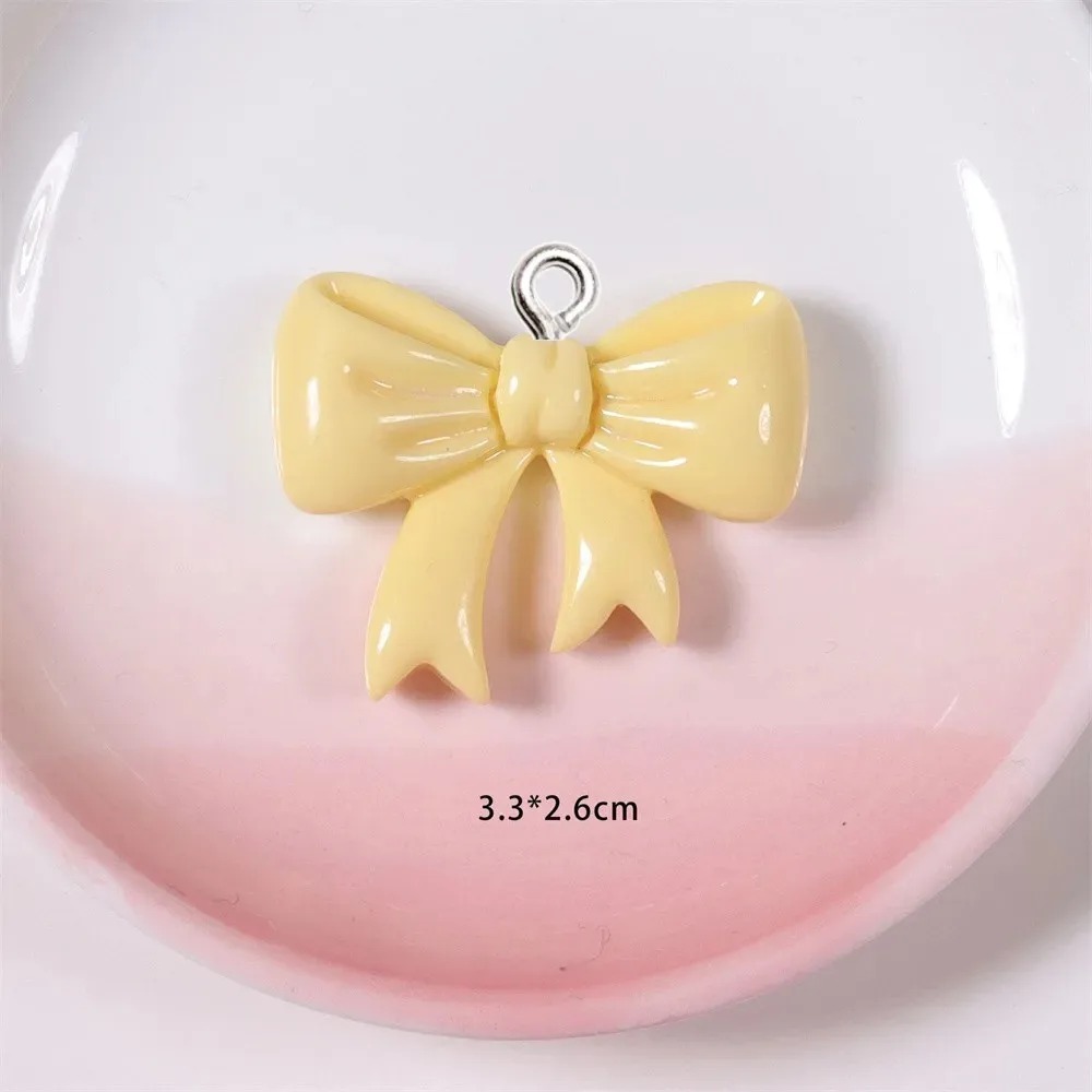 10 Pieces Candy Color Bow Resi - Resin Art Jewellery Kit recension och pris