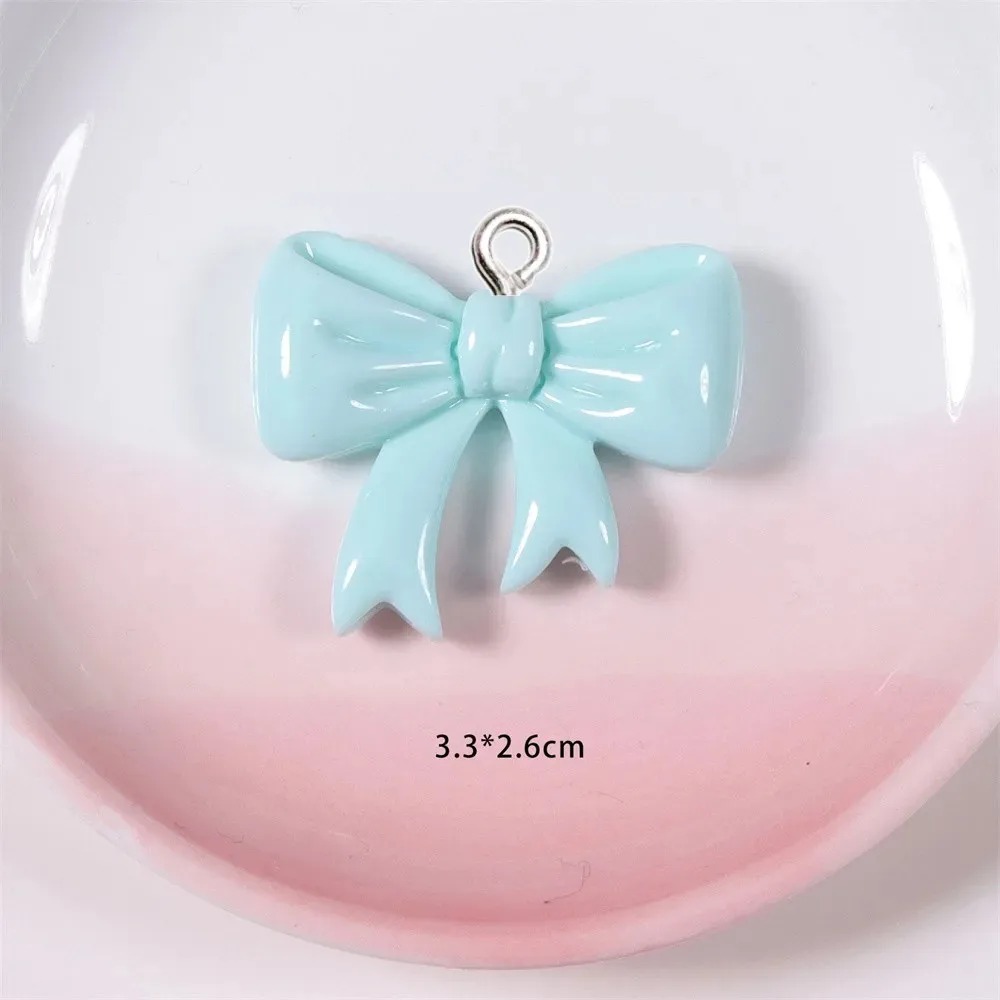 10 Pieces Candy Color Bow Resi - Resin Art Jewellery Kit recension och pris