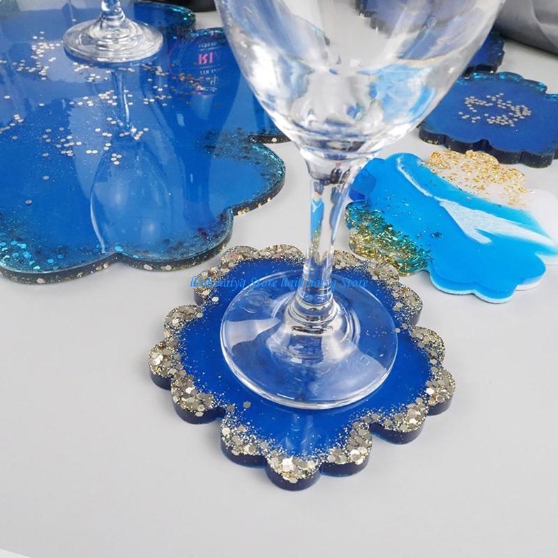 573B 5Pieces Large Flower Resi - Resin Art Geode recension och pris
