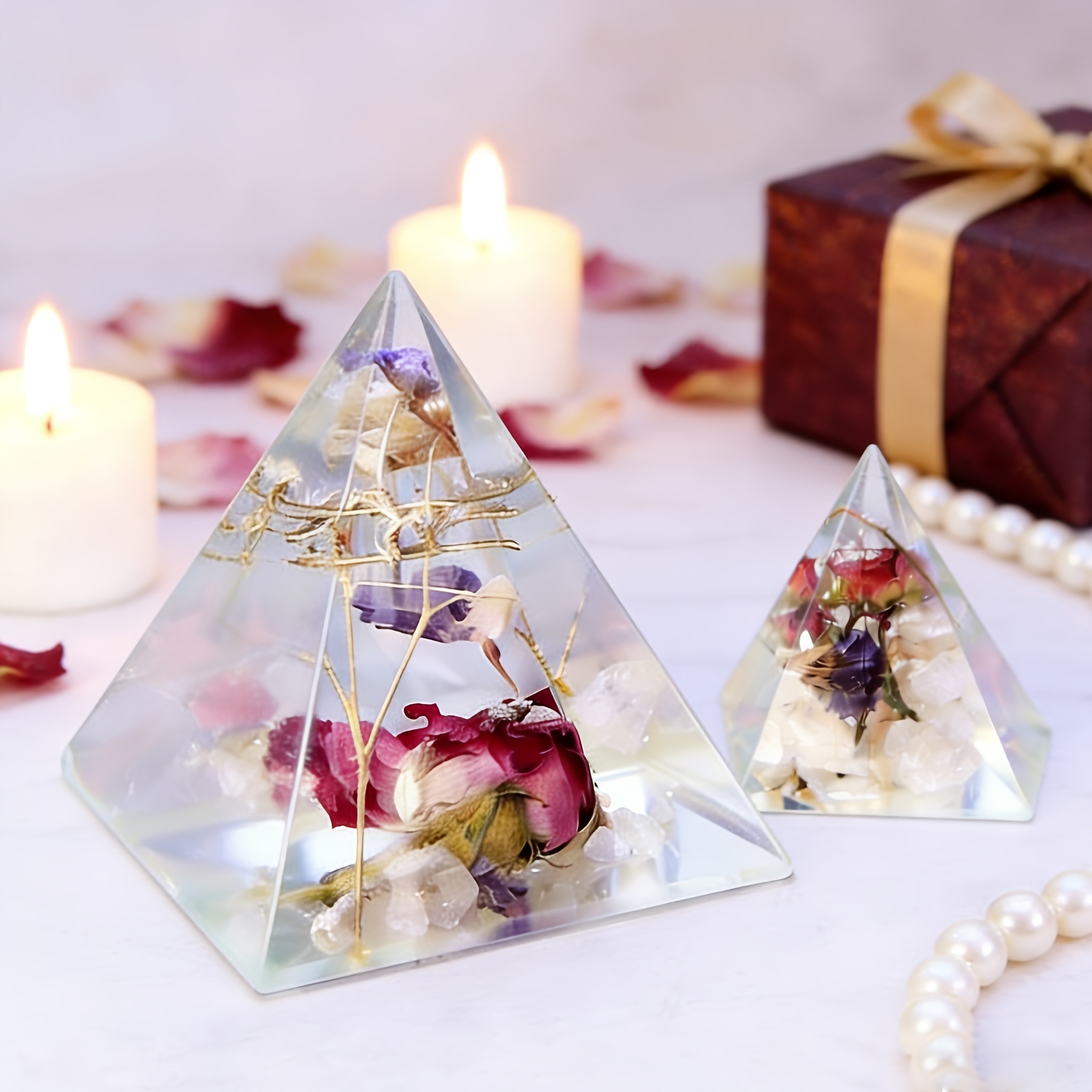 5pc - Pyramid Resin Molds of V - Resin Art Tools recension och pris