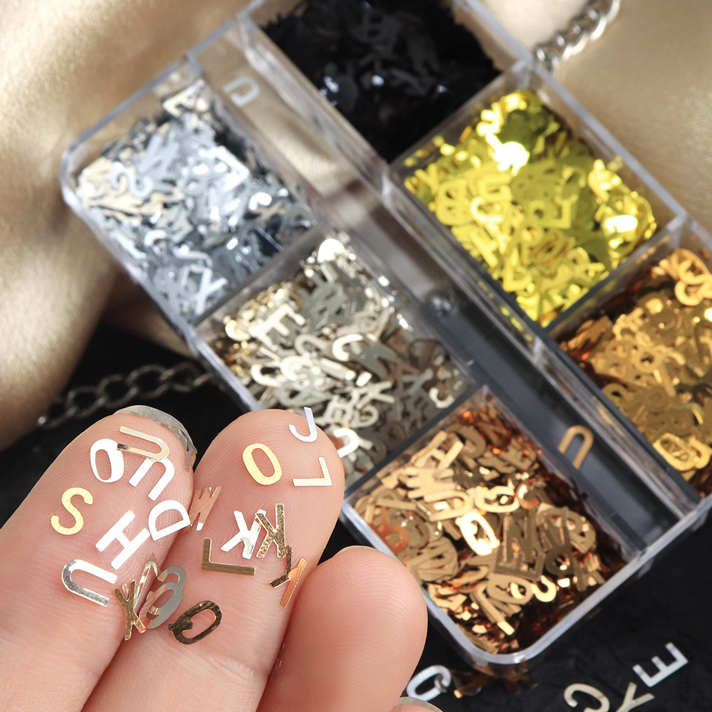 6-Grid Box Metallic Alphabet N - Resin Art Zone recension och pris