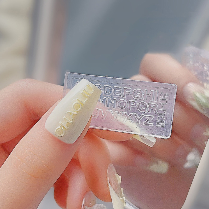 A-Z Letters Nail Art Silicone  - Resin Art Zone recension och pris