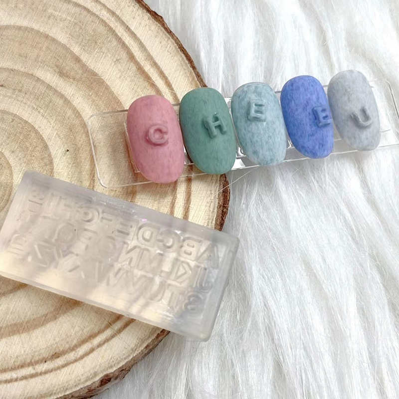 A-Z Letters Nail Art Silicone  - Resin Art Zone recension och pris