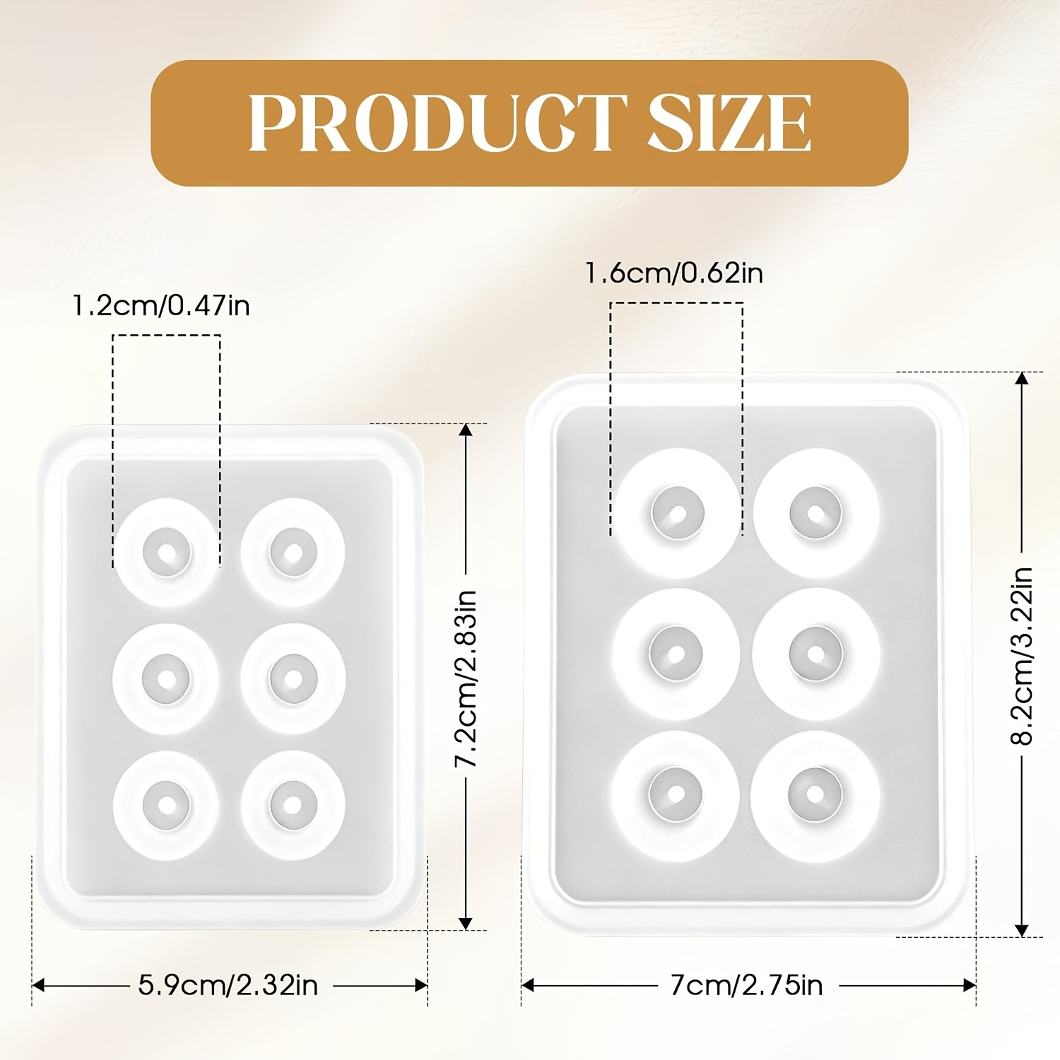 Two Perforated Spherical Silic - Resin Art Guide recension och pris