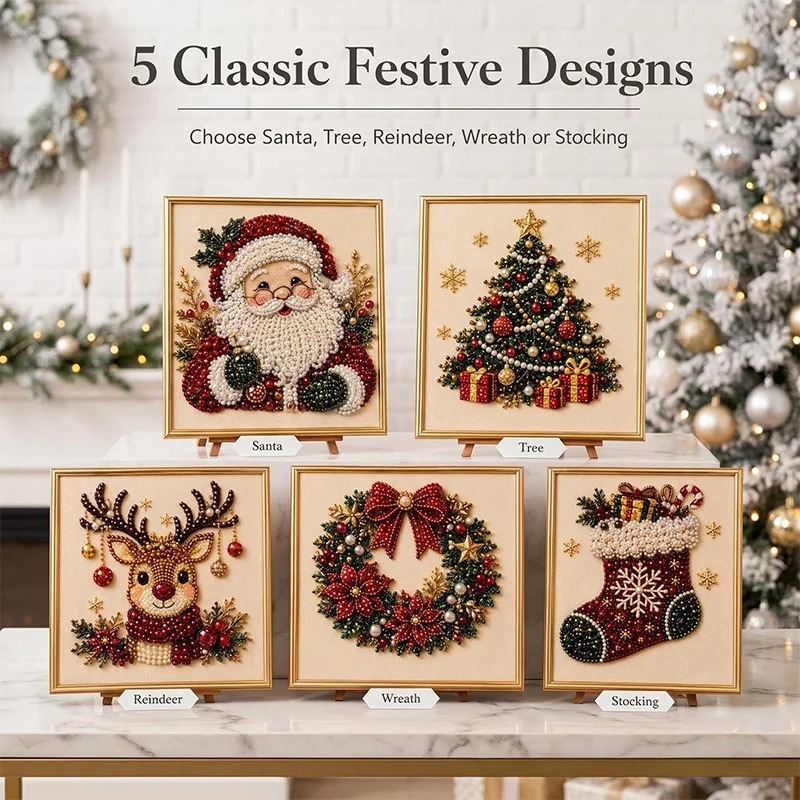 Christmas Pearl Diamond Painti - Resin Art Kit For Beginners recension och pris