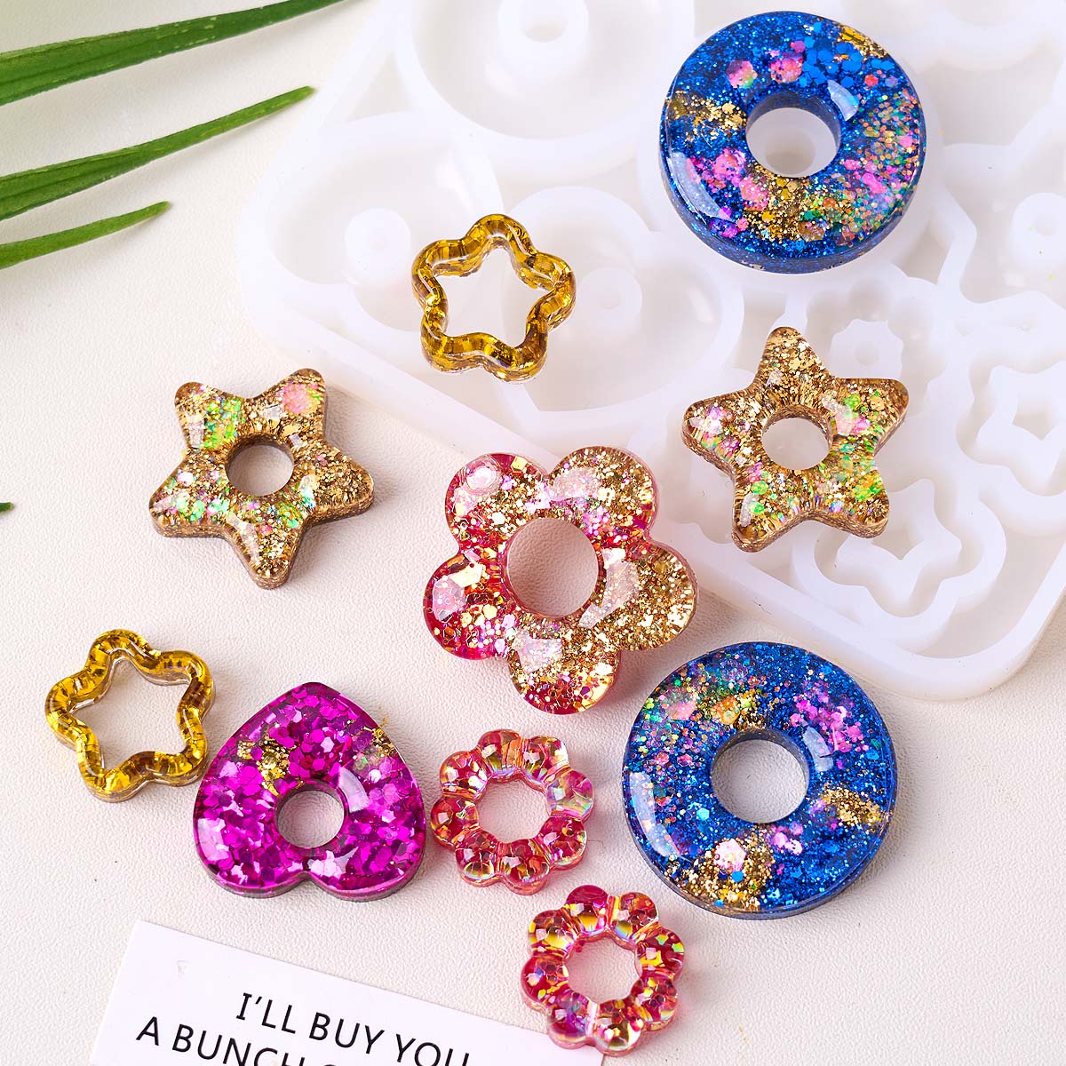 Multifuntional Jewelry Silicon - Resin Art Heart recension och pris