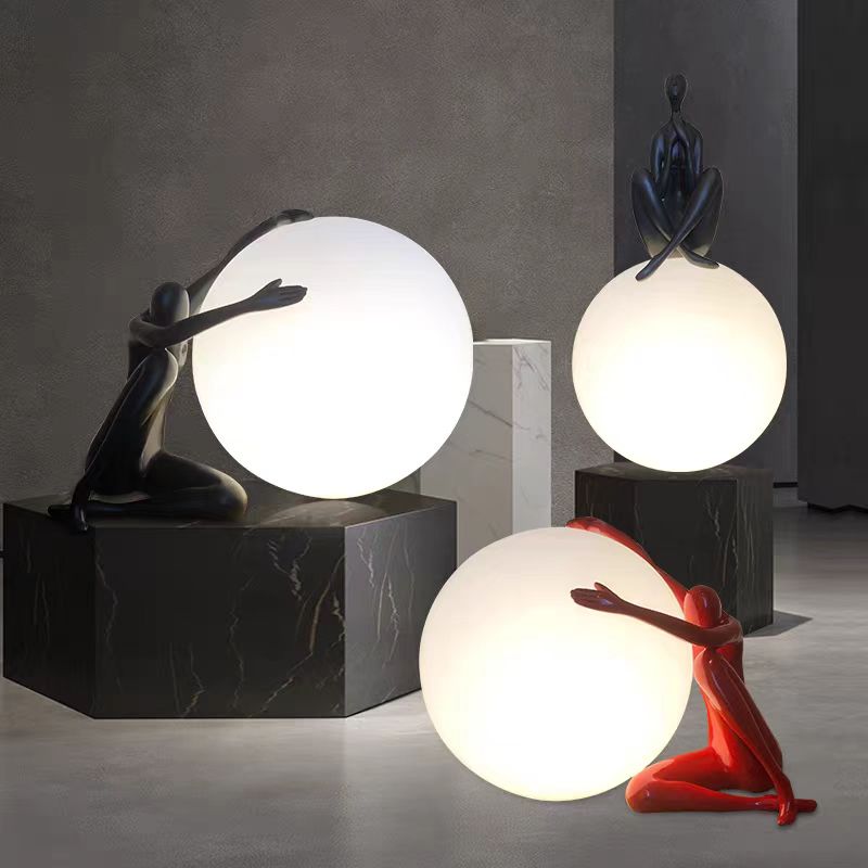 Nordic Art Floor Lamp Abstract - Resin Art Floor recension och pris