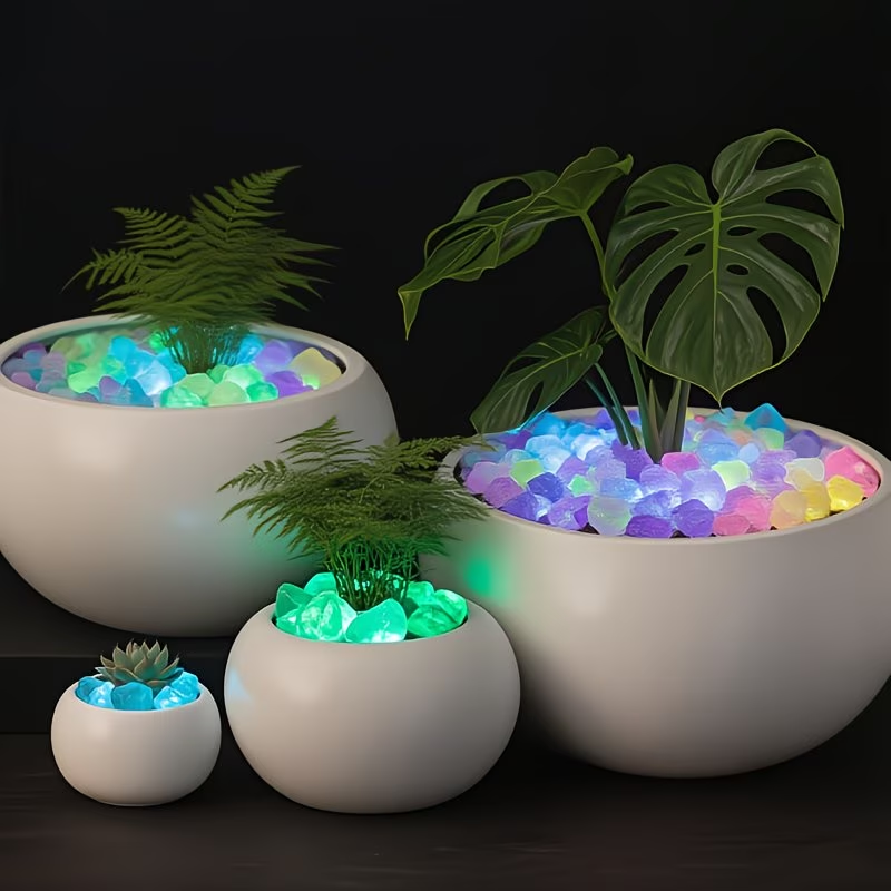 300PCS Luminous Pebble Set,0.9 - Resin Art Light recension och pris