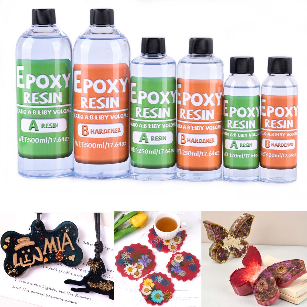 1:1 Ratio Epoxy Resin Kit Anti - Resin Art Tools recension och pris