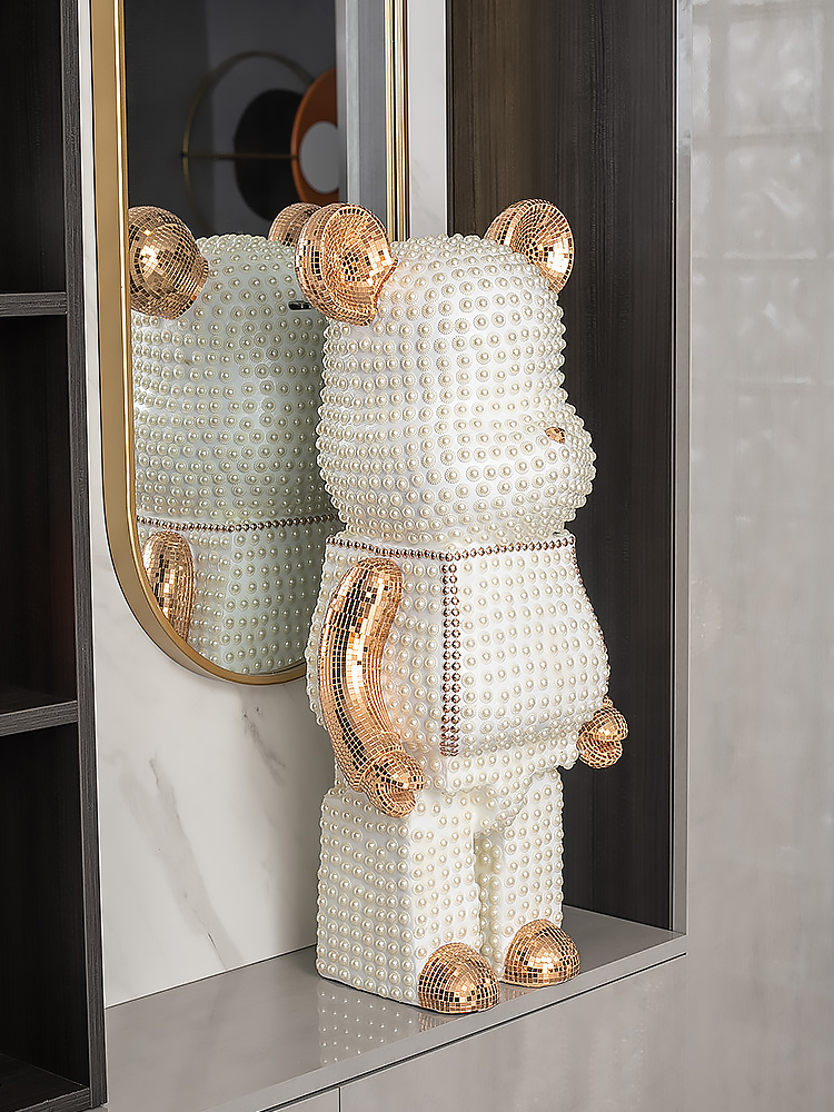 Cartoon Bear Ornament Home Dec - Resin Art Floor recension och pris