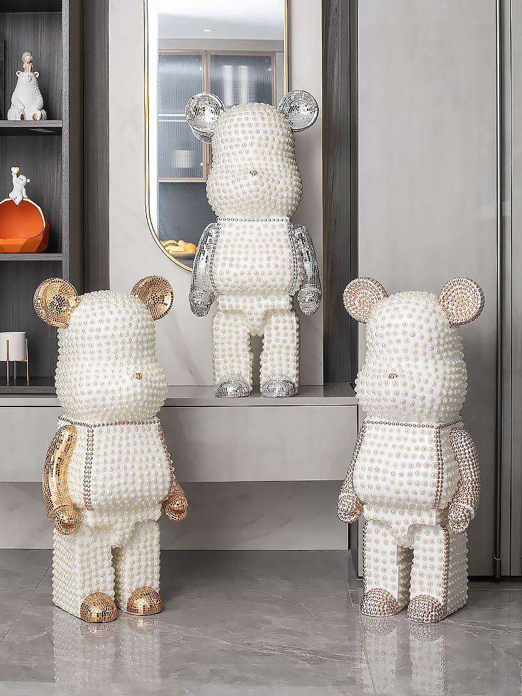 Cartoon Bear Ornament Home Dec - Resin Art Floor recension och pris