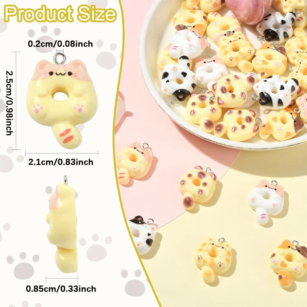 4/14/28pcs Multi-color Cat-sha - Resin Art Bracelet recension och pris