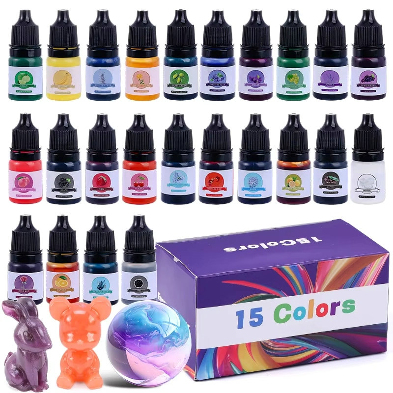 Epoxy Resin Color Pigment 24 V - Resin Art Kit For Beginners recension och pris