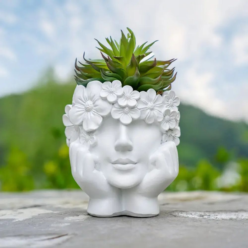 1 Creative Female Face Flower  - Resin Art Using Flowers recension och pris