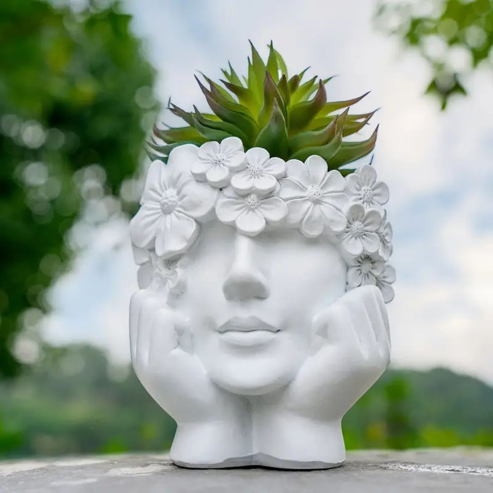 1 Creative Female Face Flower  - Resin Art Using Flowers recension och pris