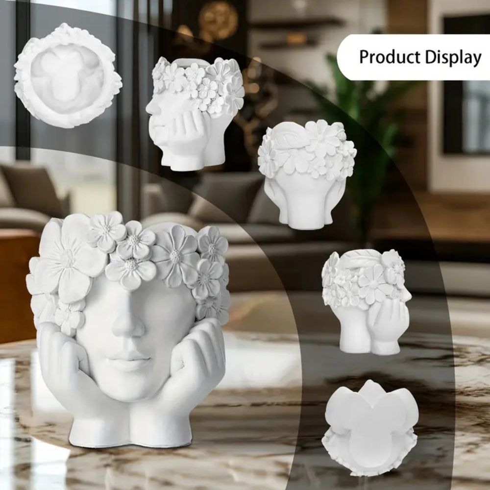 1 Creative Female Face Flower  - Resin Art Using Flowers recension och pris