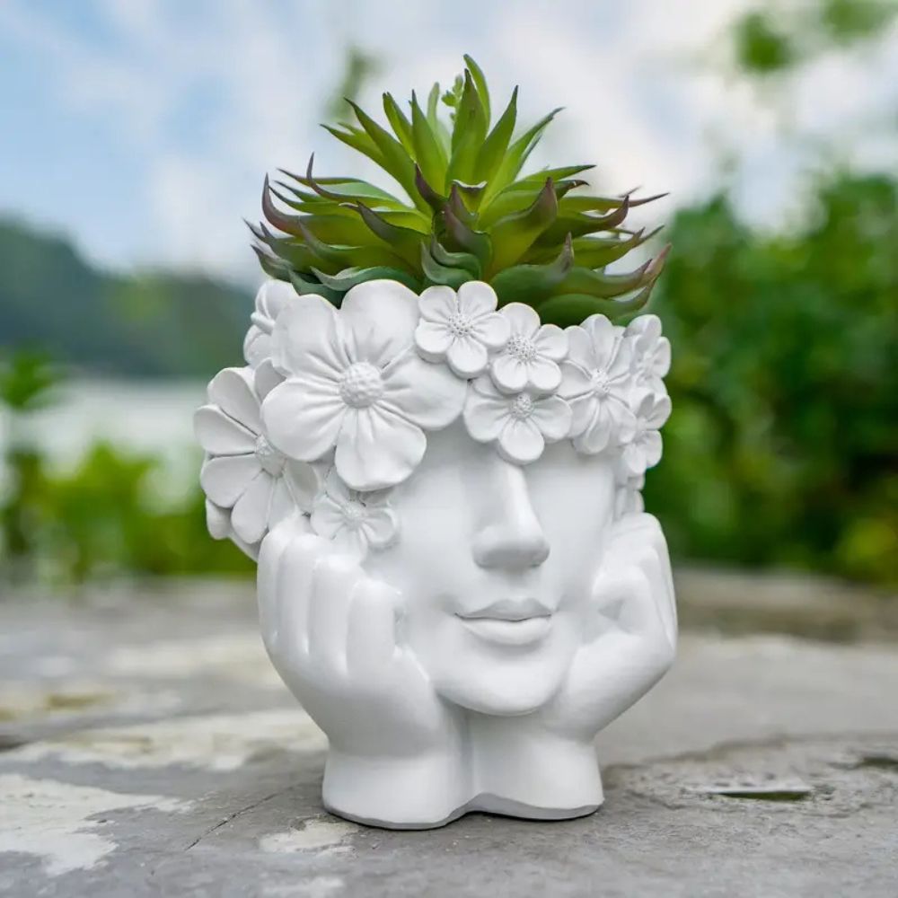 1 Creative Female Face Flower  - Resin Art Using Flowers recension och pris