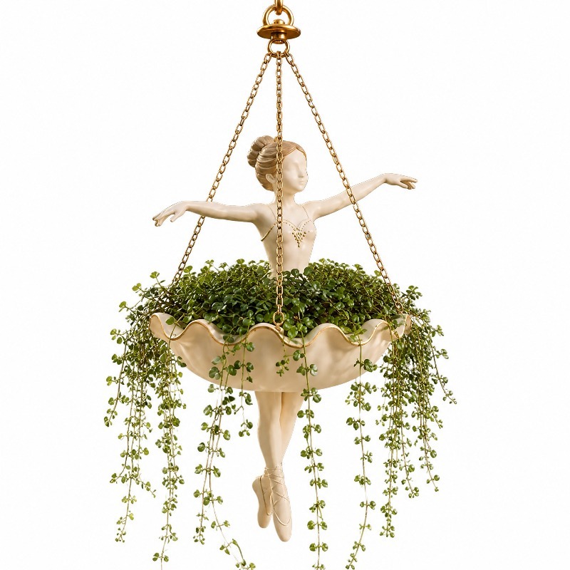 Decorative Ballerina Hanging P - Resin Art Using Flowers recension och pris