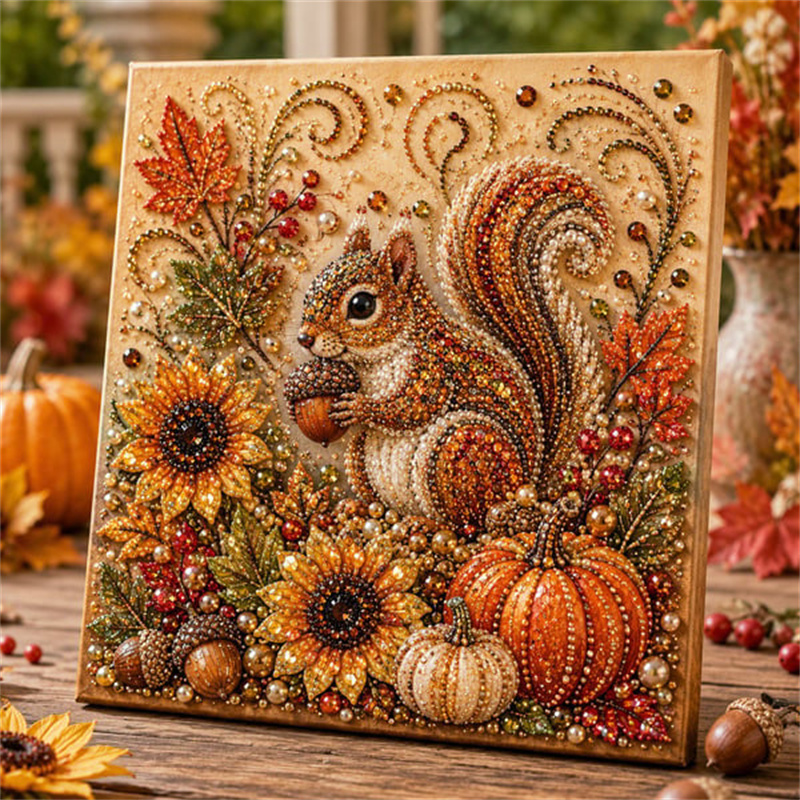 Autumn Diamond Pearl Painting  - Resin Art Kit For Beginners recension och pris