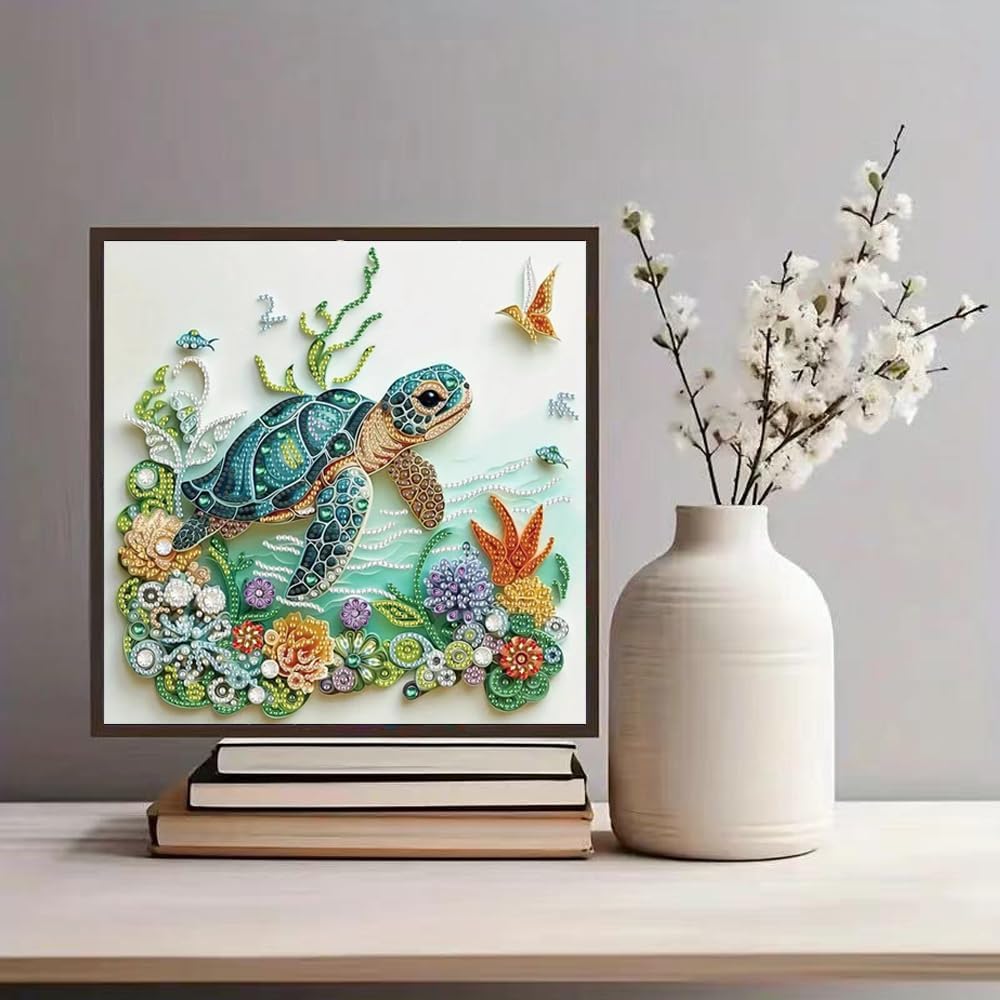 Sea Turtle Animal Diamond Pain - Resin Art Kit For Beginners recension och pris