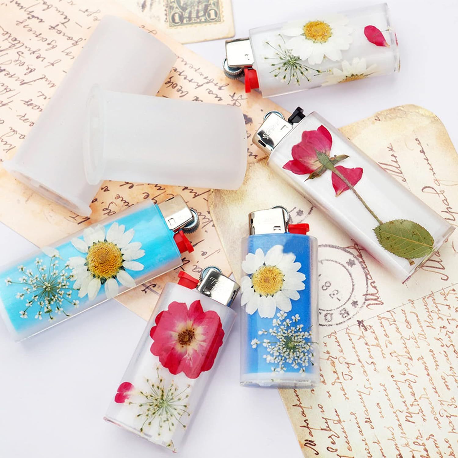 DIY Lighter Case Cover Silicon - Resin Art Tools recension och pris