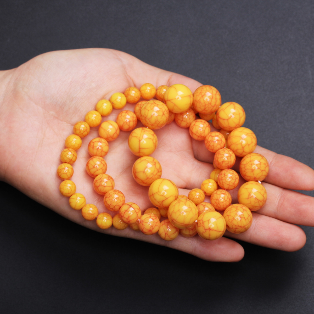 6-16mm 50-5Pcs  Imitated Stone - Resin Art Bracelet recension och pris