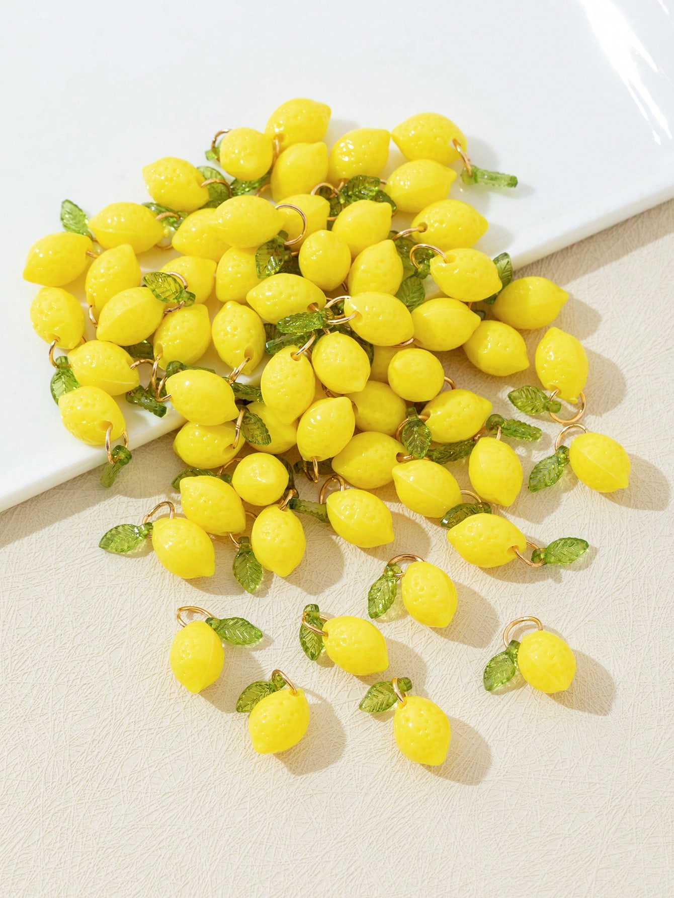 10Pcs 3D Lemon Resin Charms Pe - Resin Art Pendant recension och pris