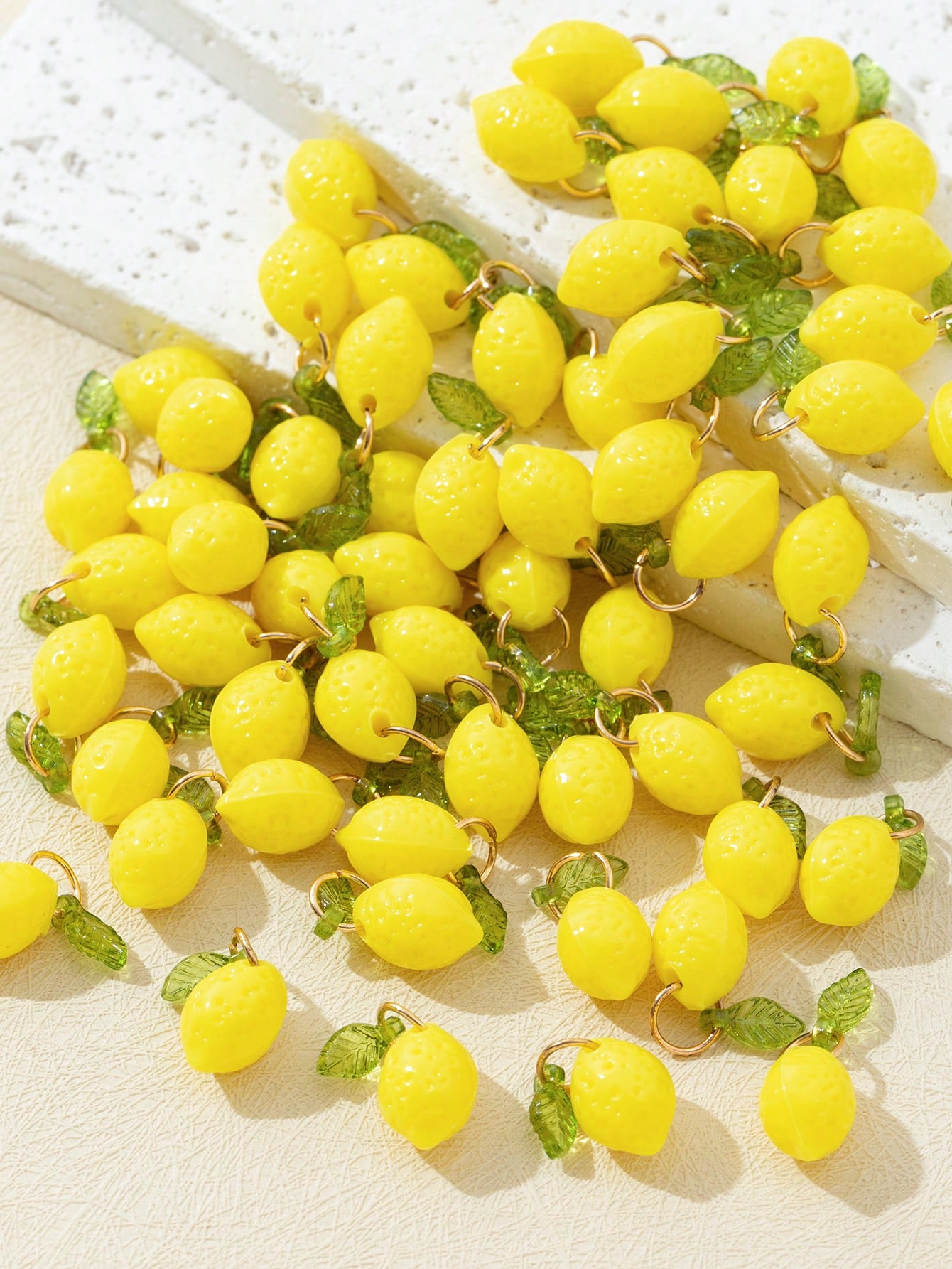 10Pcs 3D Lemon Resin Charms Pe - Resin Art Pendant recension och pris