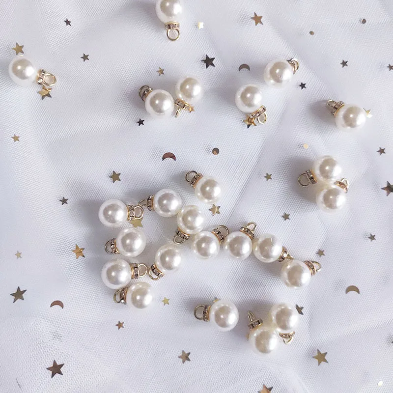30Pcs Round Pearl Diamond Pend - Resin Art Gift For Wedding recension och pris