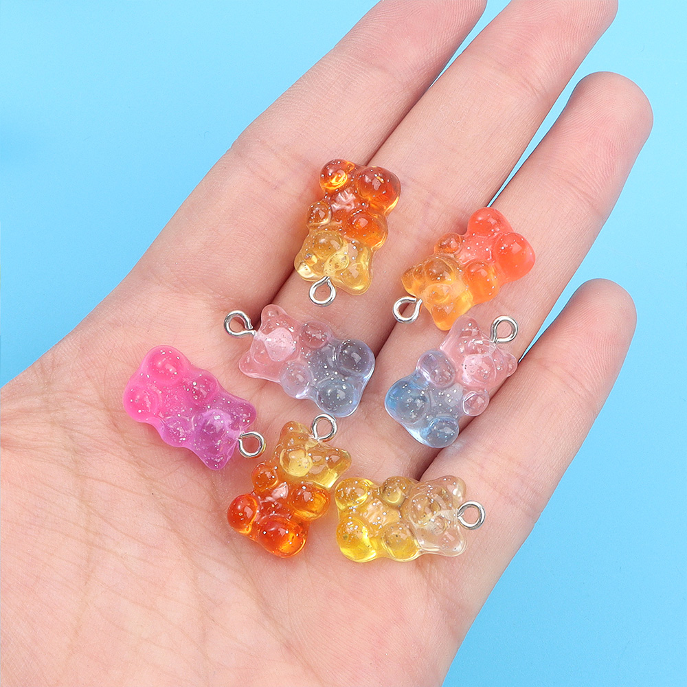 DW82 10Pcs Dual Color Resin Be - Resin Art Jewellery Kit recension och pris