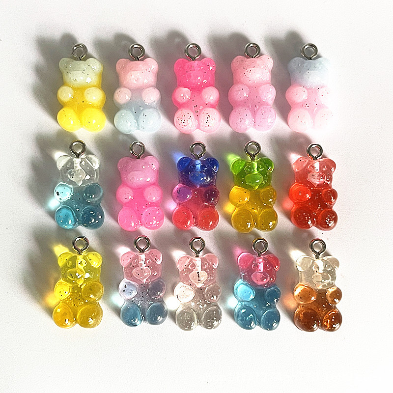 DW82 10Pcs Dual Color Resin Be - Resin Art Jewellery Kit recension och pris