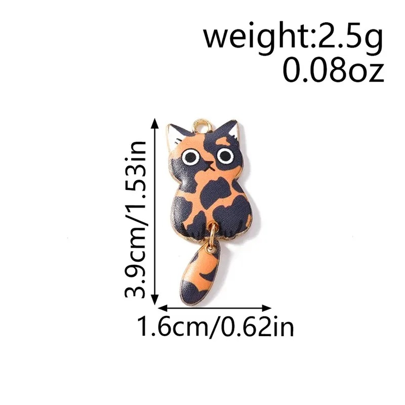 10Pcs 16×39mm Cute Cartoon Cat - Resin Art Jewellery Kit recension och pris