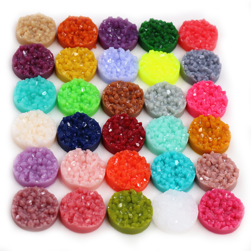 40pcs Resin Druzy Cabochons Do - Resin Art Jewellery Kit recension och pris