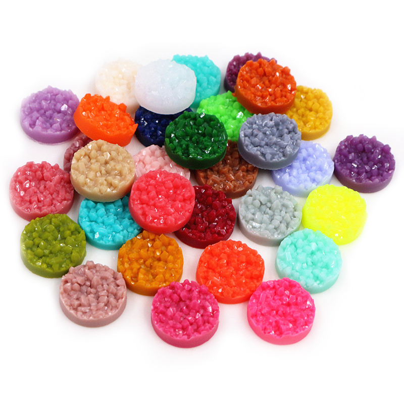 40pcs Resin Druzy Cabochons Do - Resin Art Jewellery Kit recension och pris