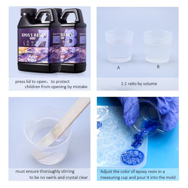 Easy Mix 1:1 Epoxy Resin Kit C - Resin Art Kit For Beginners recension och pris