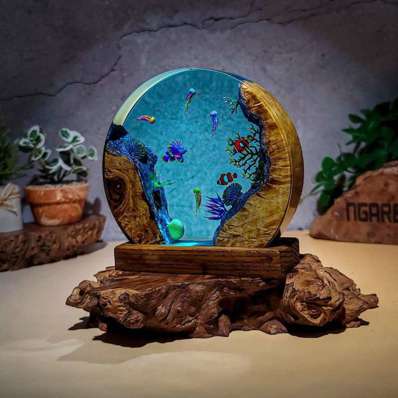 Ocean Aquarium Organism Resin  - Resin Art Light recension och pris