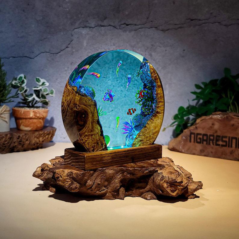 Ocean Aquarium Organism Resin  - Resin Art Light recension och pris